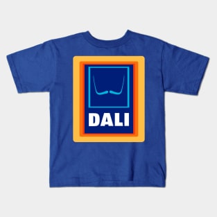 Salvador Dali shops at Aldi! Kids T-Shirt